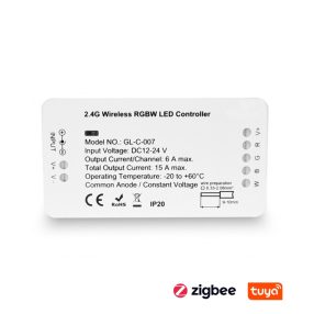 SMARTZILLA Tuya Zigbee LED vezérlő RGB+C+W – Okos világítás vezérlés