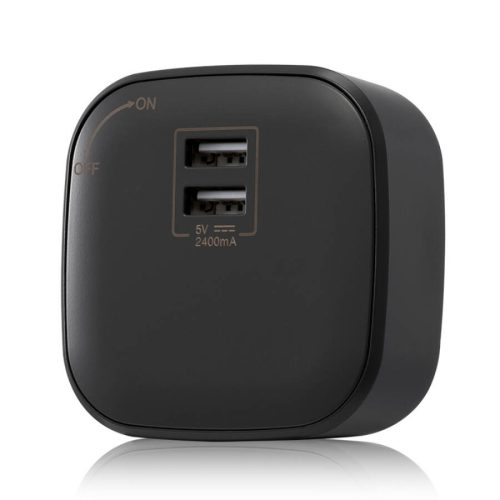 SMARTZILLA Tuya SmartTrack USB aljzat, dual, fekete