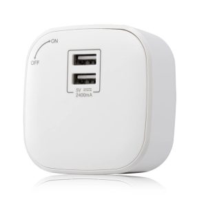 SMARTZILLA Tuya SmartTrack USB aljzat, dual, fehér