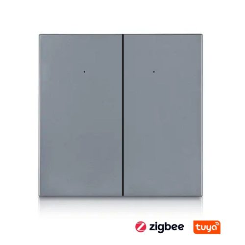 SMARTZILLA Tuya Beépíthető 2 csatornás Zigbee Okos kapcsoló – Kényelmes vezérlés