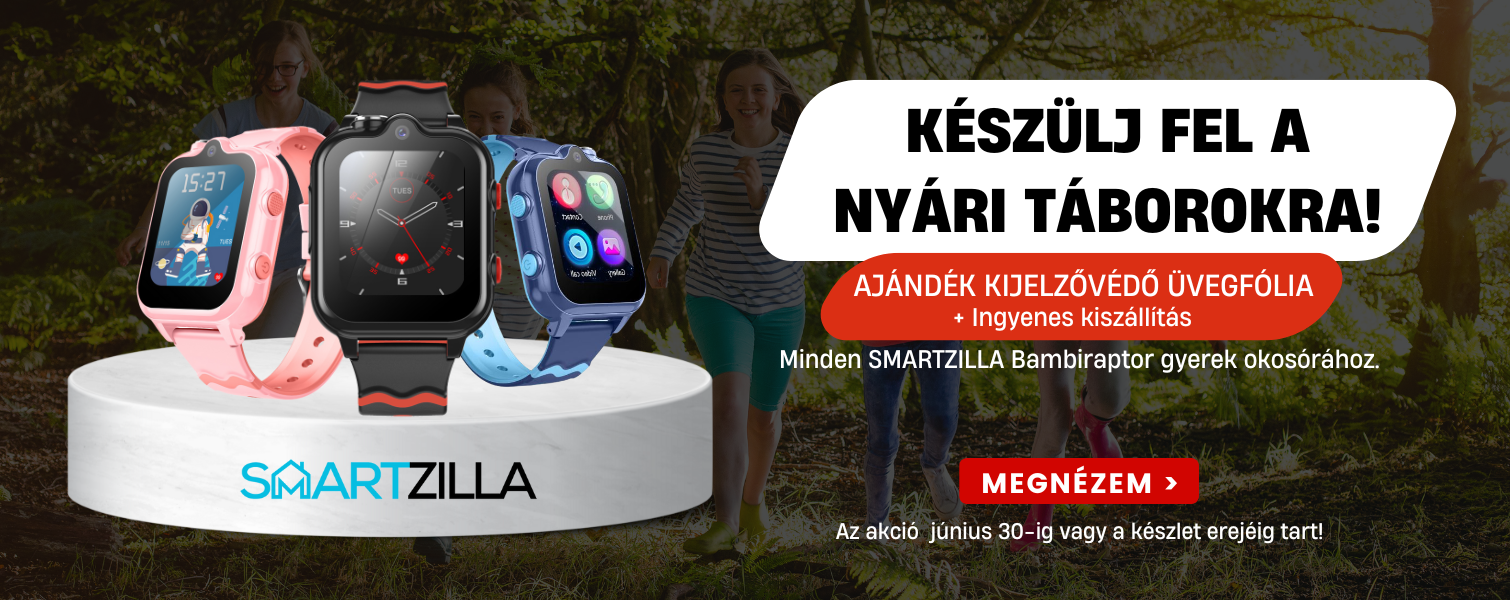 Készülj fel a nyári táborokra biztonságban - Gyerek okosóra magyar menüvel